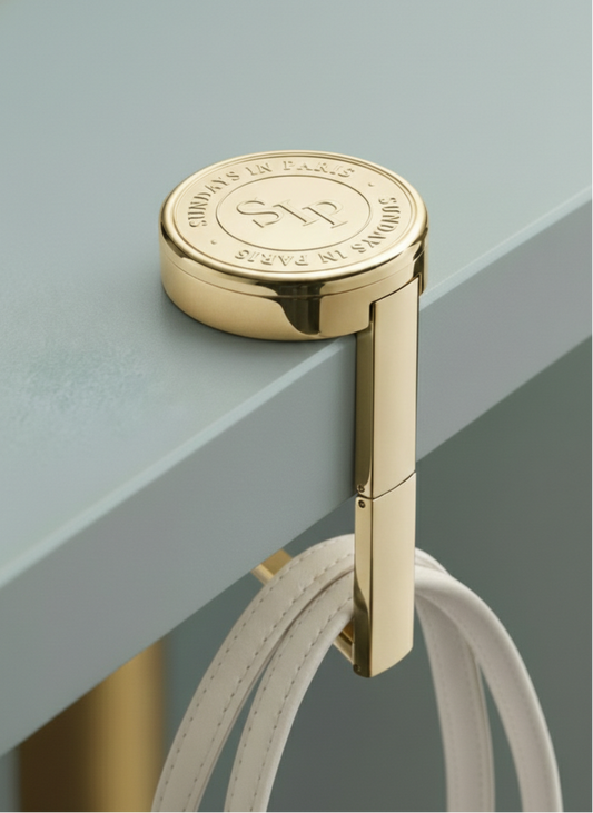 Gold Purse Hook Sundays in Paris | Bag Hanger