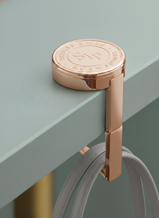 Rose Gold Purse Hook Sundays in Paris | Bag Hanger