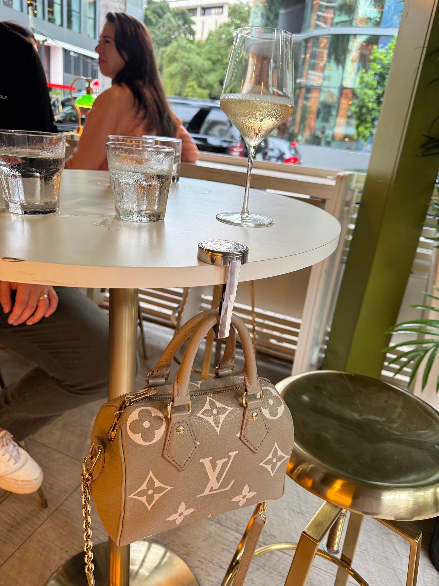 rose gold purse hook