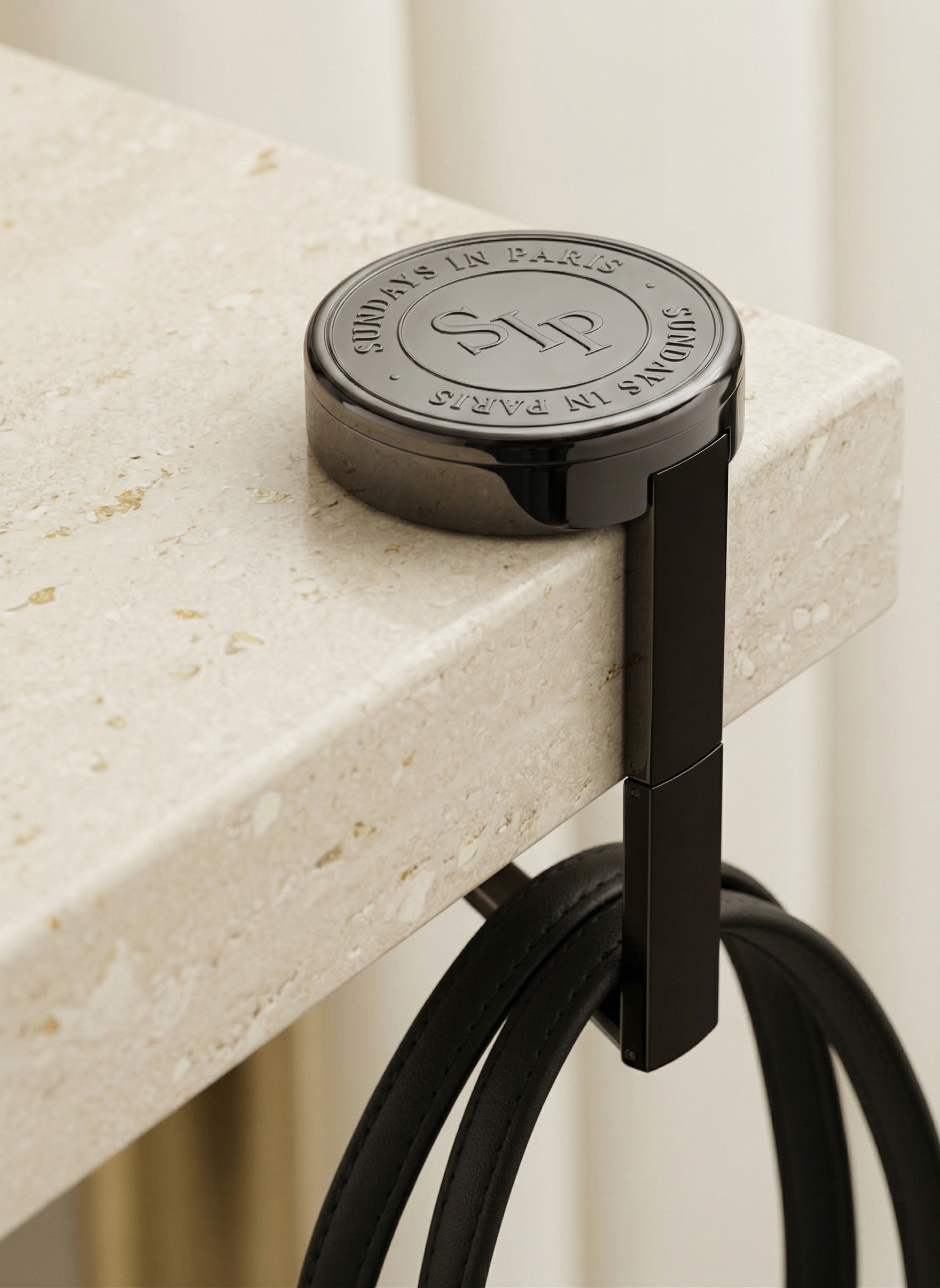 le noir - black purse hook
